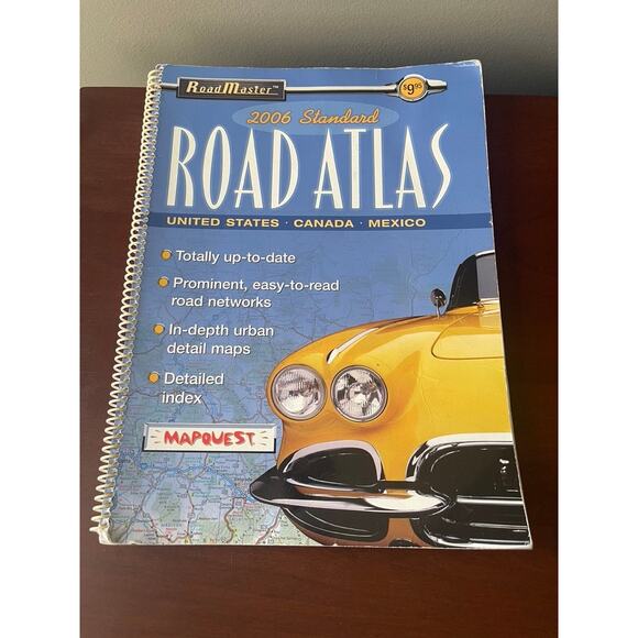 Vintage Road Master 2006 Large Scale Road Atlas - United States, Canada, Mexico - Picture 13 of 13
